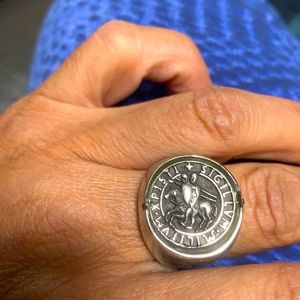 Stainless steel men’s ring